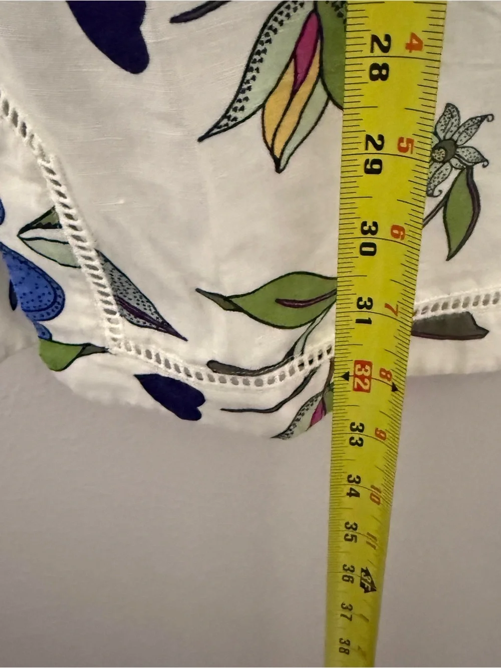 Tory Burch Linen Blend Sleeveless Floral Mini Dress Medium Casual Preppy Resort